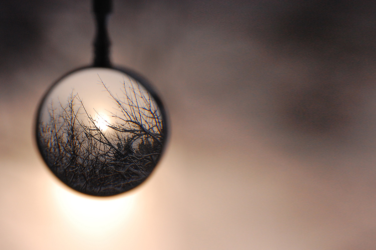 Focus - view through a lens